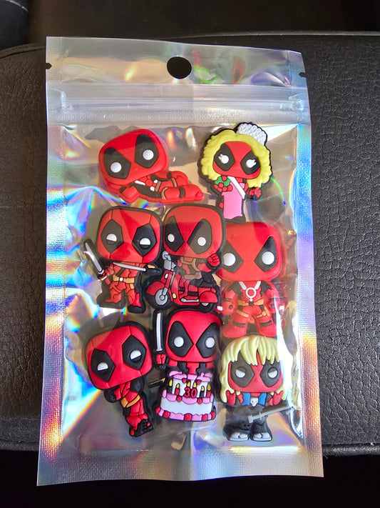 DeadPool Croc Charm Bundle