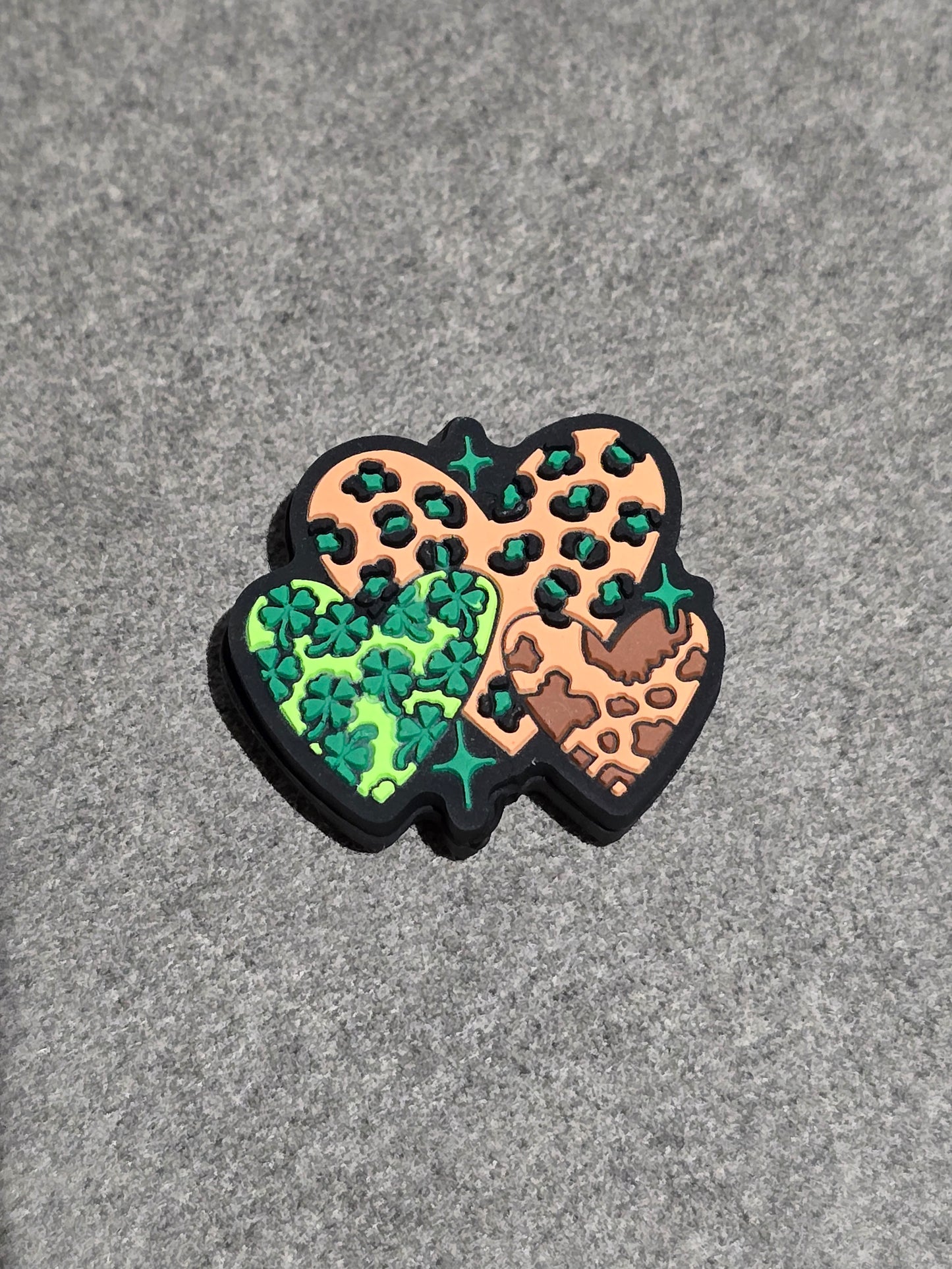 Focal Beads - Shamrock Leopard