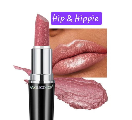 🫦 #11 Hip & Hippie Metallic Glam Shimmer Lipstick 🫦